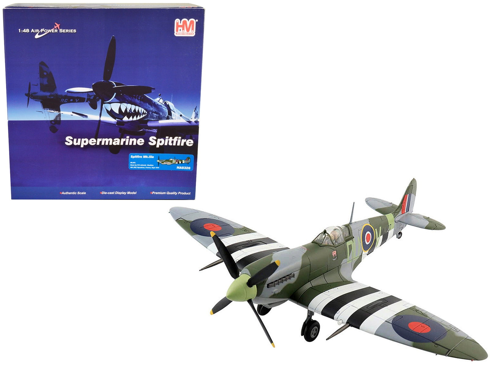 Supermarine Spitfire Mk.Ixe Fighter Aircraft "F/O Johnnie Houlton - Premium Aircrafts and War Planes from Hobby Master - Just $143.09! Shop now at Rapidvehicles