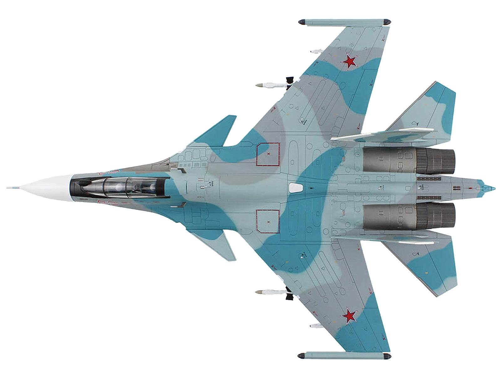 Sukhoi Su-30SM Flanker-C Fighter Aircraft "Kubinka AB Russia" - Premium Military Models from Hobby Master - Just $188.99! Shop now at Rapidvehicles