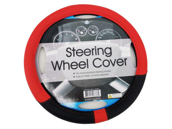 Car Steering Wheel Cover ( Case of 4 ) - Premium Auto Interior Accessories from Rapidvehicles - Just $64.99! Shop now at Rapidvehicles