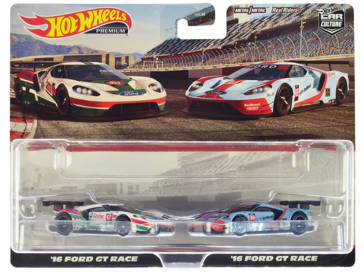 2016 Ford GT Race #67 White with Green and Red Stripes and 2016 - Premium Ford Models from Hotwheels - Just $53.99! Shop now at Rapidvehicles