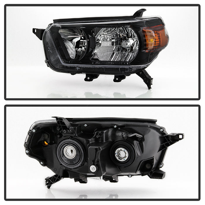 SPYDER Xtune 10-13 Toyota 4Runner OEM Style Headlights Black HD-JH-T4R10-OE-BK 9049385