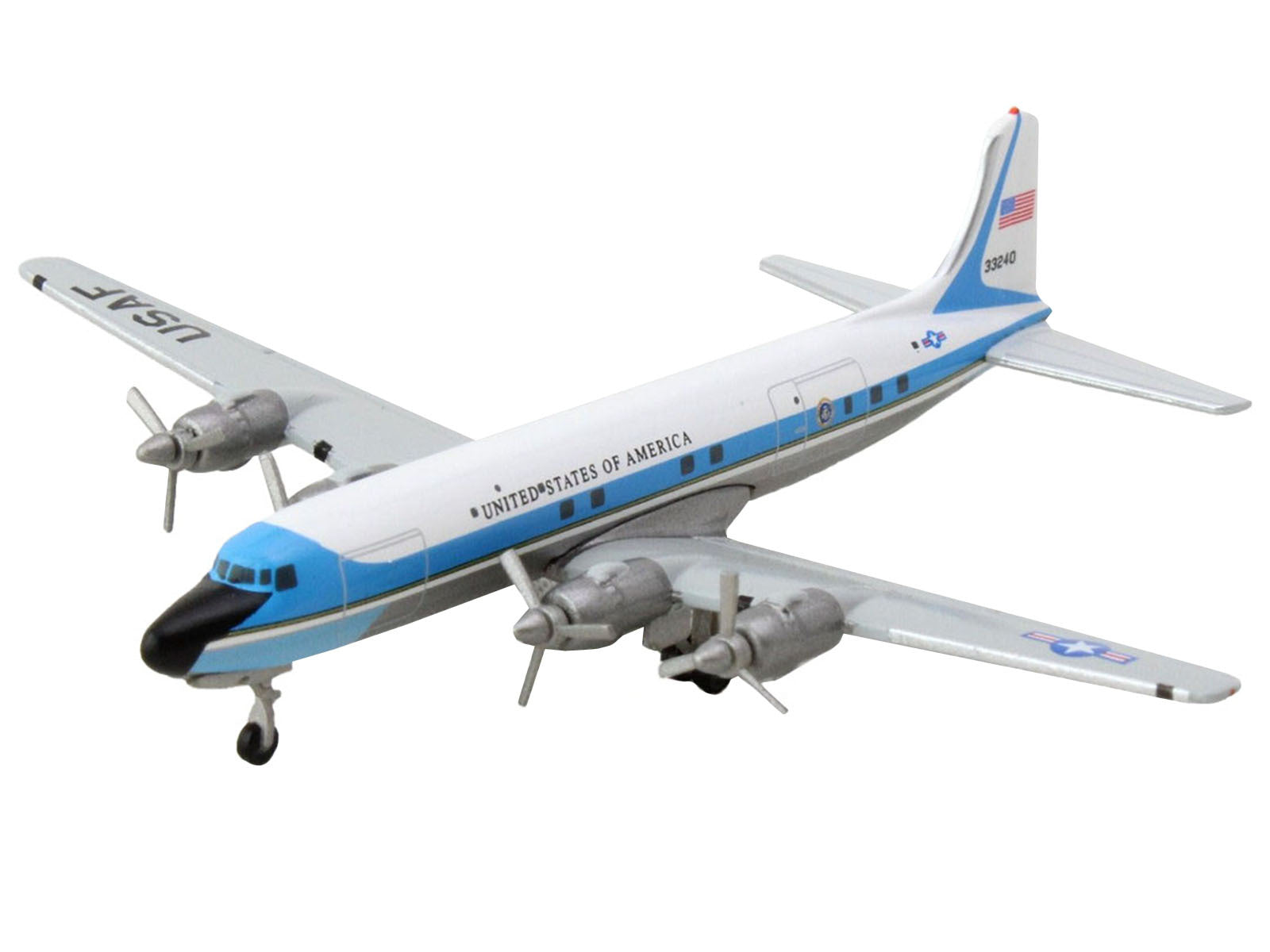 Douglas VC-118A Transport Aircraft "United States Air Force One - Premium Douglas from Herpa - Just $62.02! Shop now at Rapidvehicles