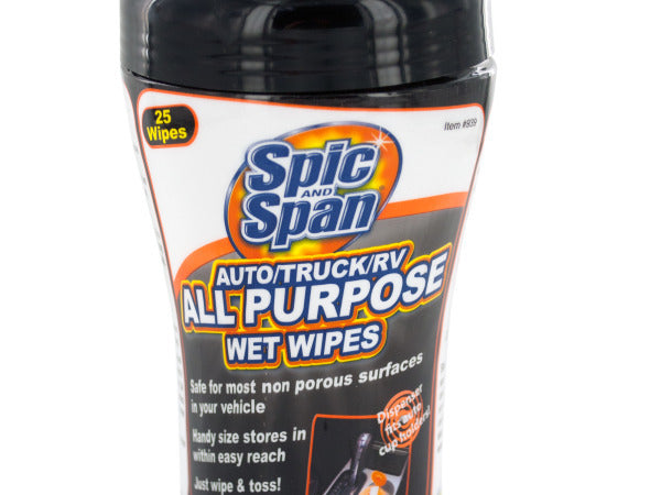 Spic & Span All Purpose Auto/Truck/RV Wet Wipes ( Case of 72 ) - Premium Auto Care & Maintenance from Rapidvehicles - Just $108.99! Shop now at Rapidvehicles