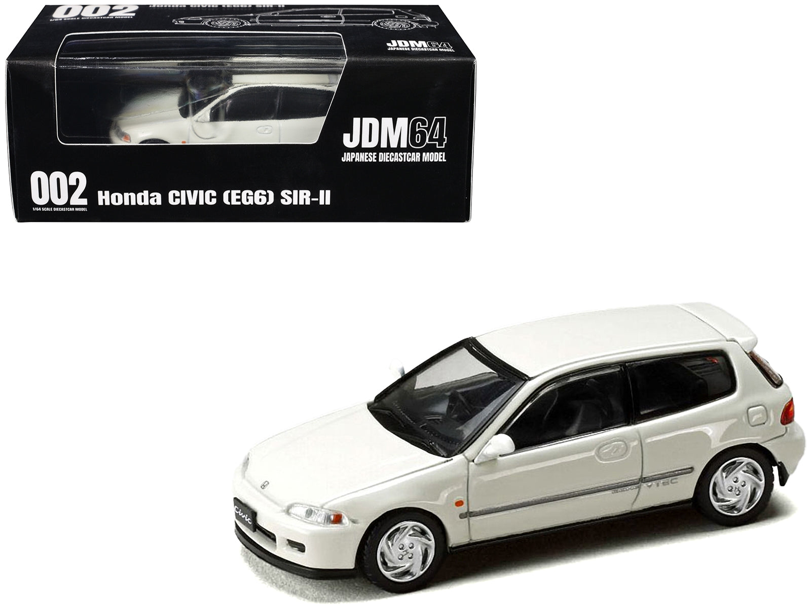 Honda Civic (EG6) SIR-II RHD (Right Hand Drive) Frost White "JDM64" Series 1/64 Diecast Model Car by Hobby Japan - Premium Honda Models from Hobby Japan - Just $33.33! Shop now at Rapidvehicles