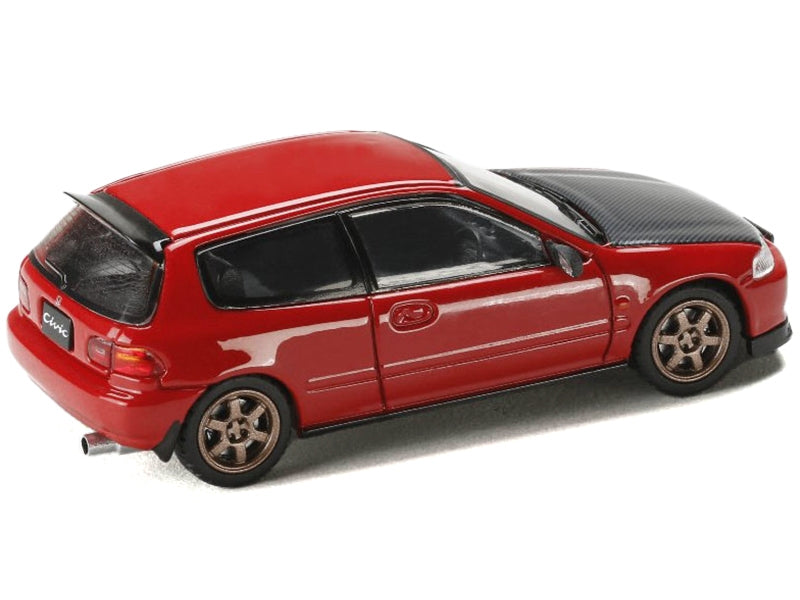 Honda Civic (EG6) SIR-II RHD (Right Hand Drive) Milano Red with - Premium Honda Models from Hobby Japan - Just $40.49! Shop now at Rapidvehicles