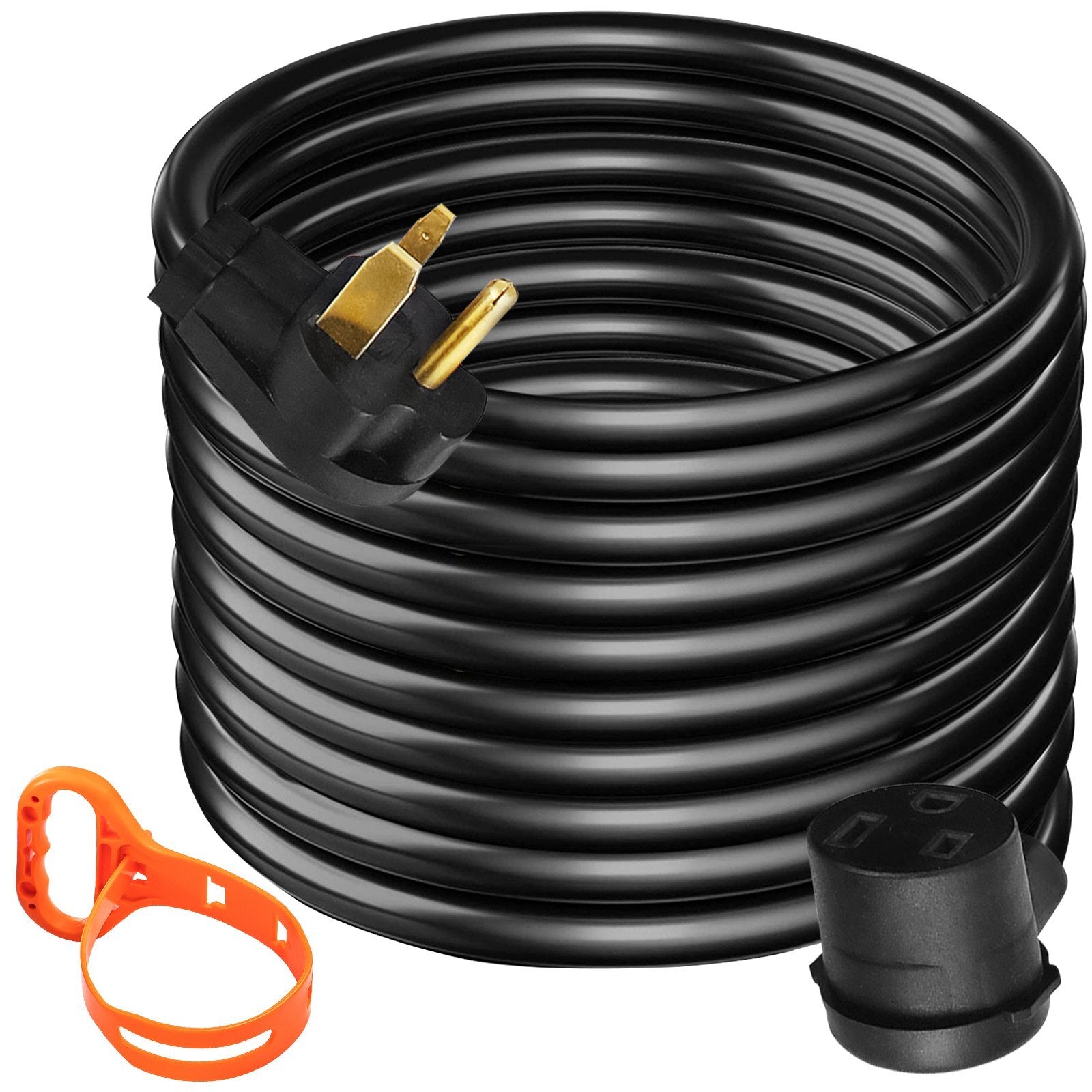 VEVOR Welder Extension Cord 30Amp 25ft 250V, Welding Power Cord with NEMA 6-50 Plug 10 Gauge 3 Prong for MIG,Lincoln,Plasma,Miller,TIG - Premium RV Extension Cord from VEVOR - Just $61.59! Shop now at Rapidvehicles