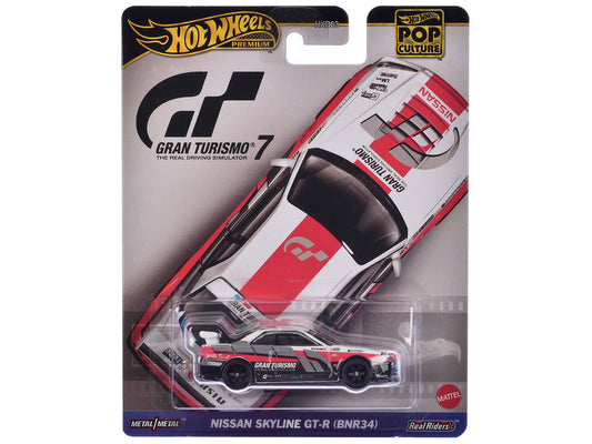 Nissan GT-R Nismo GT3 #23 White "Gran Turismo 7" Video Game Diecast Model Car by Hot Wheels free shipping USA