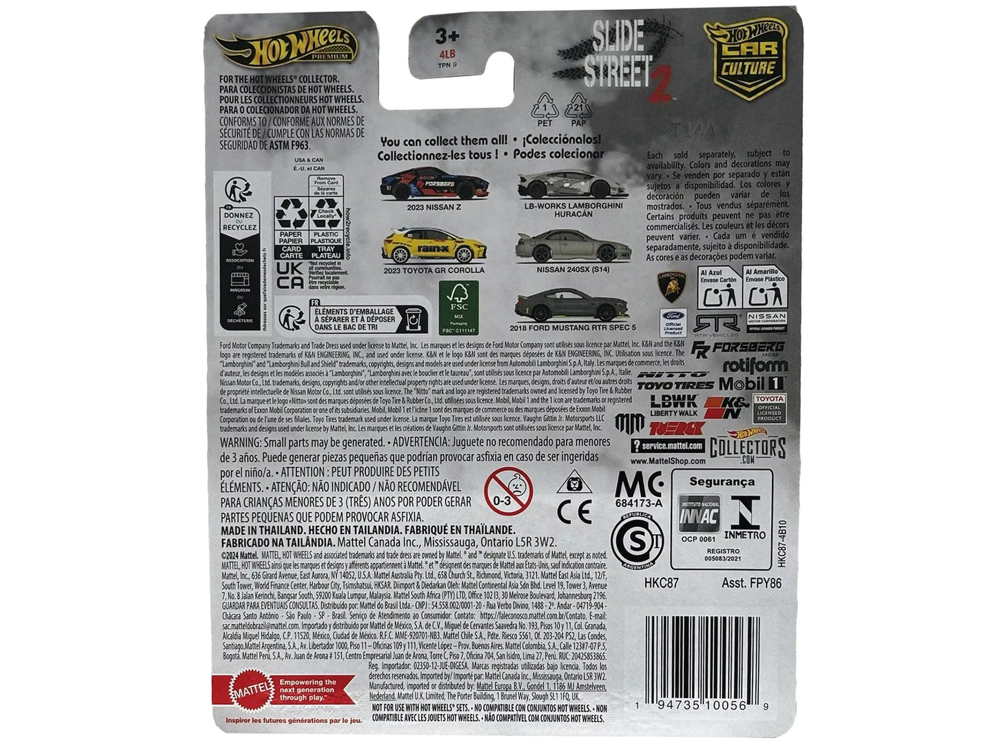 2018 Ford Mustang RTR Spec 5 Gray "Slide Street 2" Series Diecast - Premium Mustang Models from Hotwheels - Just $28.79! Shop now at Rapidvehicles