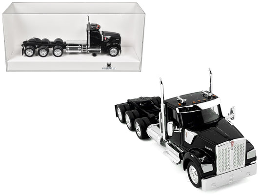 Kenworth W990 3-Axel Day Cab Black 1/87 (HO) Plastic Model Car by HO Logistics - Use code SHOPAPP15 to get 15 percent off