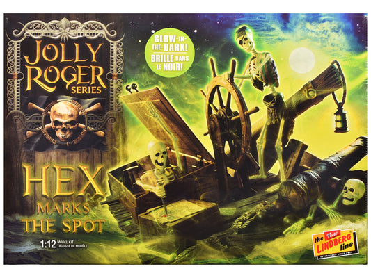 Skill 2 Model Kit Jolly Roger Series "Hex Marks the Spot" Diorama Set 1/12 Scale Model by Lindberg - Use code SHOPAPP15 to get 15 percent off