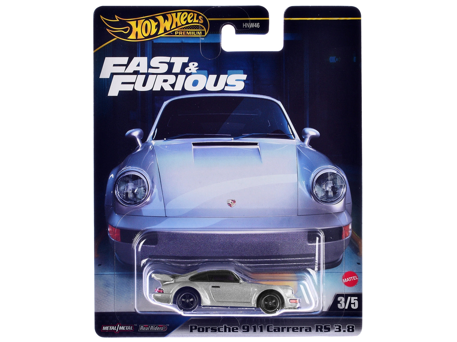 Porsche 911 Carrera RS 3.8 Silver Metallic "The Fast and the Furious: Tokyo Drift" (2006) Movie "Fast & Furious" Series Diecast Model Car by Hot Wheels - Premium Movie/TV Series Models from Hotwheels - Just $26.68! Shop now at Rapidvehicles