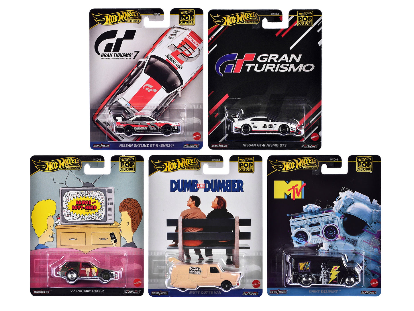 "Pop Culture 2024" 5 piece Set C "Premium Series" Diecast Model