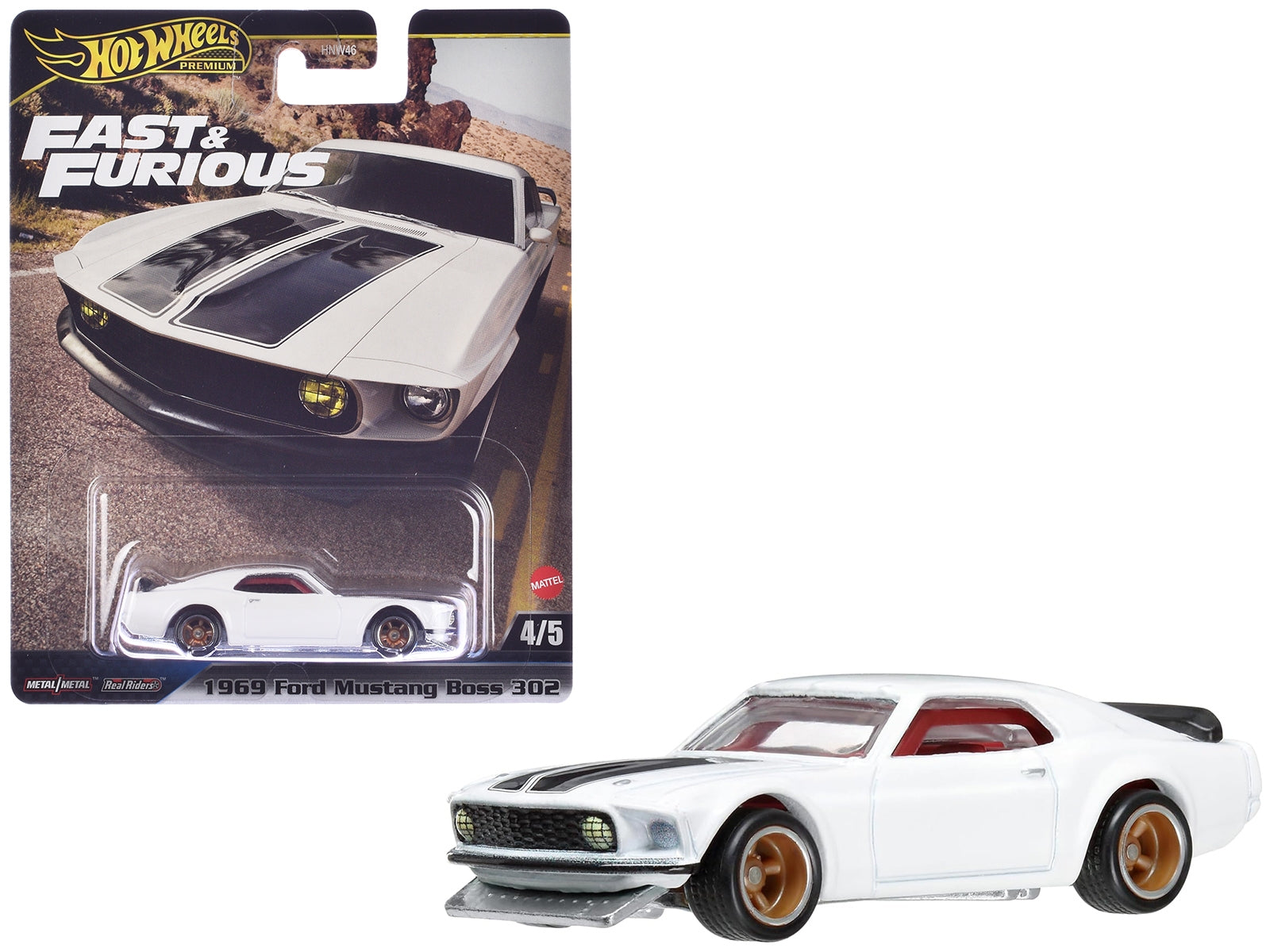 1969 Ford Mustang Boss 302 White with Black Stripes "Fast & Furious 6" (2013) Movie "Premium" Series Diecast Model Car by Hot Wheels - Premium Mustang Models from Hotwheels - Just $25.07! Shop now at Rapidvehicles