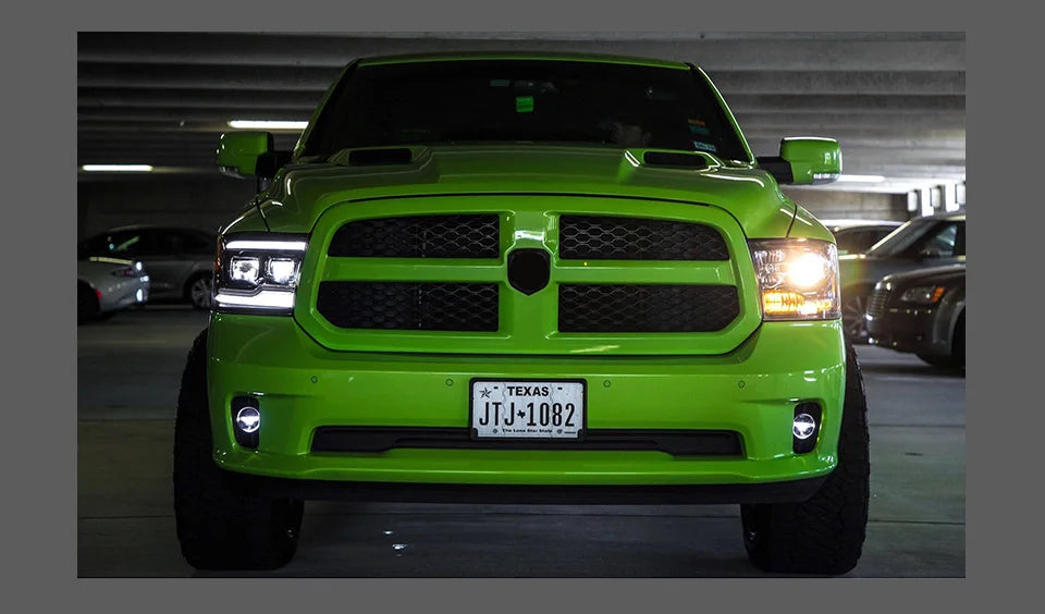 Head Lamp For Dodge Ram1500 2009-2018 Head Lights Led Fog Lights DRL Daytime Running Lights Tuning Car Accessories Ram2500