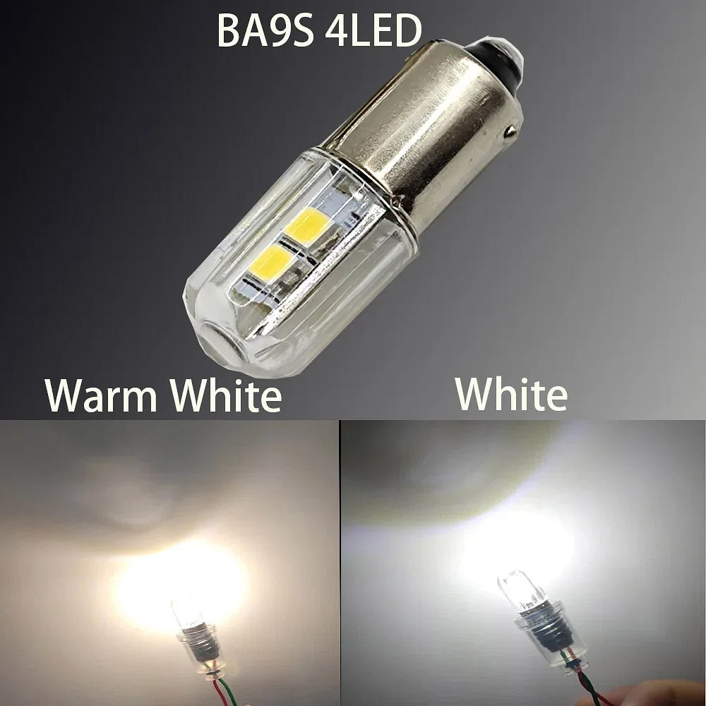 Emitting Color: WHITE - 2PCS  BA9S T4W LED Car light bulb T2W T3W H5W interior Car LED License Plate light DC12V 12913 12910 12929 BA9 57 756 1816  1891 - Premium Car Lights from Guixin-LED - Just $4.58! Shop now at Rapidvehicles