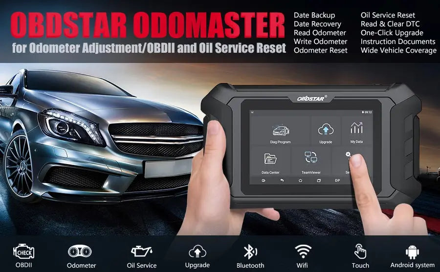 OBDSTAR ODOMASTER Odo Adjustment Cluster Calibration/OBDII and Special Functions Cover More Vehicles Models Get Free FCA Adapter