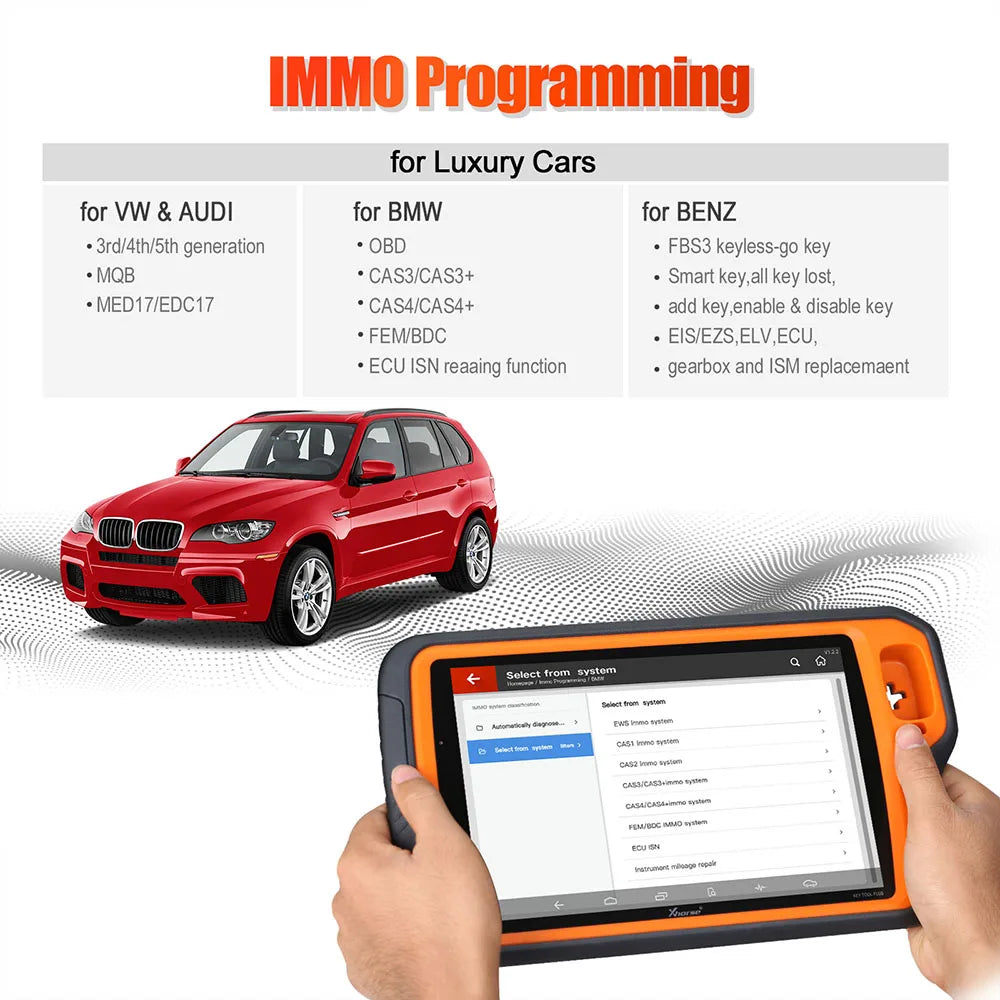 Xhorse VVDI Key Tool Plus Pad Full Auto Key Programmer Advanced Version for Benz/BMW/AUDI All in 1