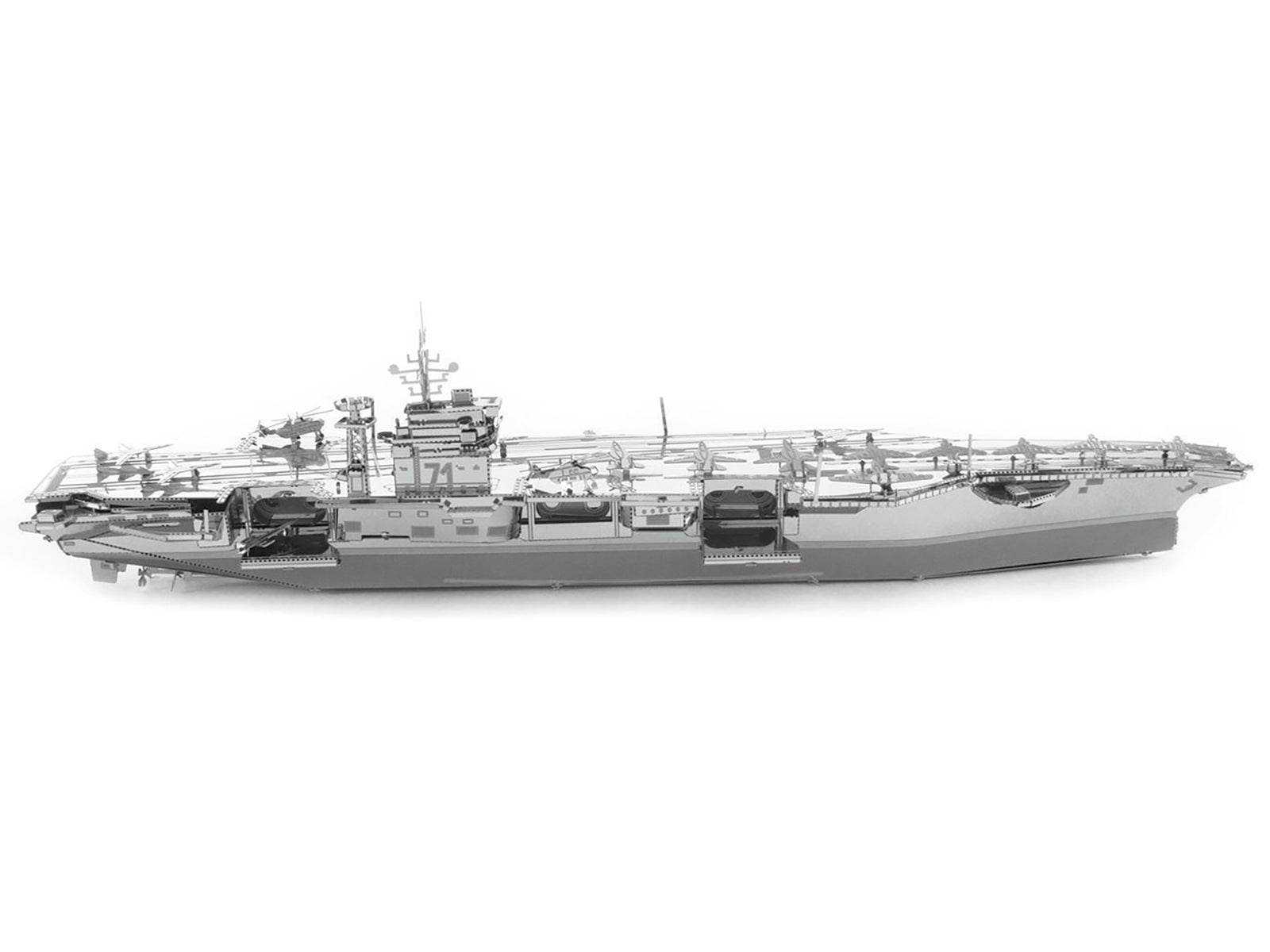 Model Kit USS Theodore Roosevelt CVN-71 Aircraft Carrier (Expert Difficulty) Steel Model by Metal Earth