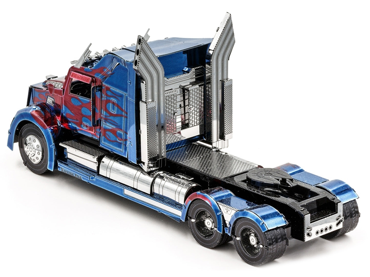 Model Kit Western Star 5700 Truck "Optimus Prime" Blue with Red - Premium Movie/TV Series Models from Metal Earth - Just $57.59! Shop now at Rapidvehicles