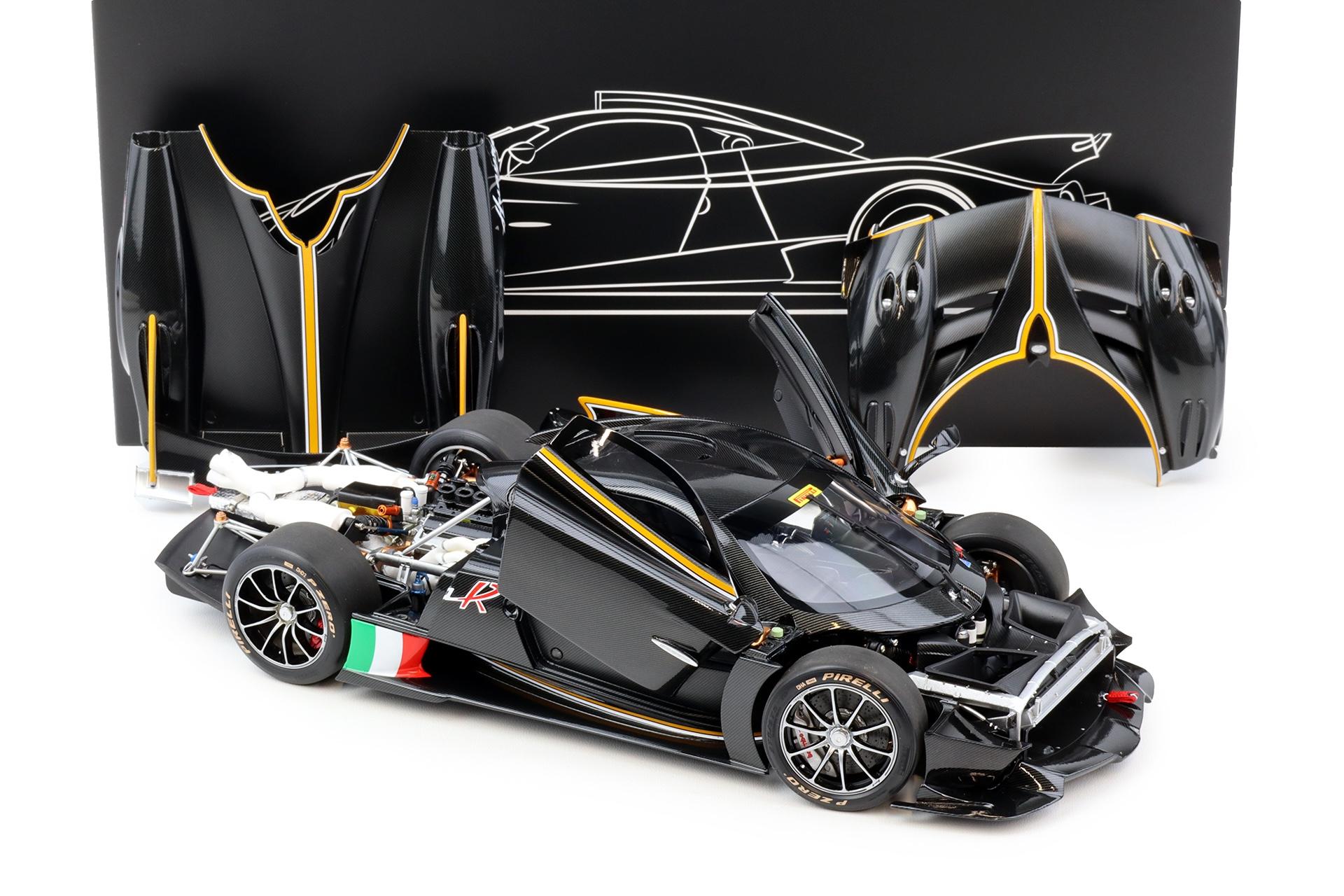 LCD Pagani Huayra R Pearl Black Carbon 1:18