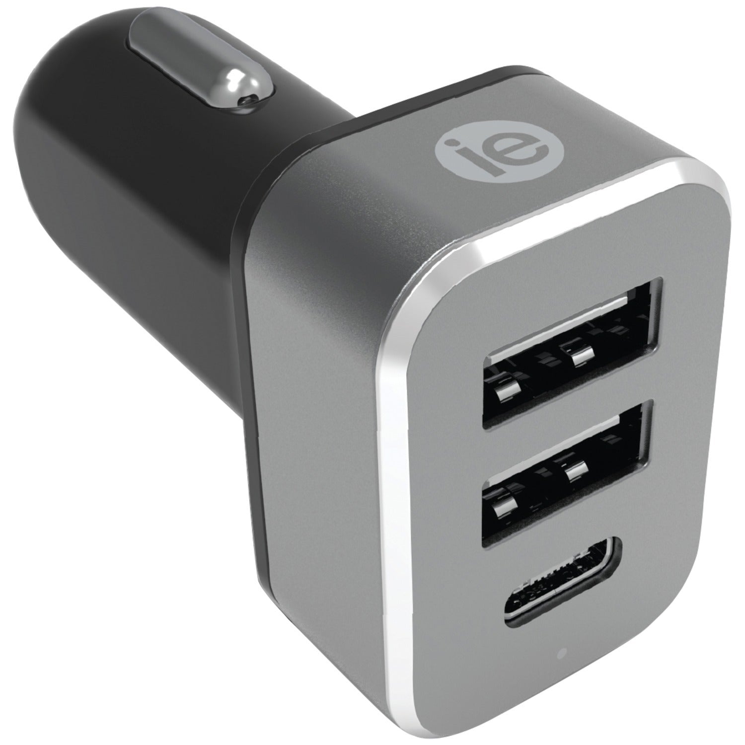 iEssentials IEN-PC42A1C-BK 4.1-Amp Car Charger, 2 USB-A & 1 USB-C - Premium Cell Phone Car Chargers from IESSENTIALS(R) - Just $34.08! Shop now at Rapidvehicles