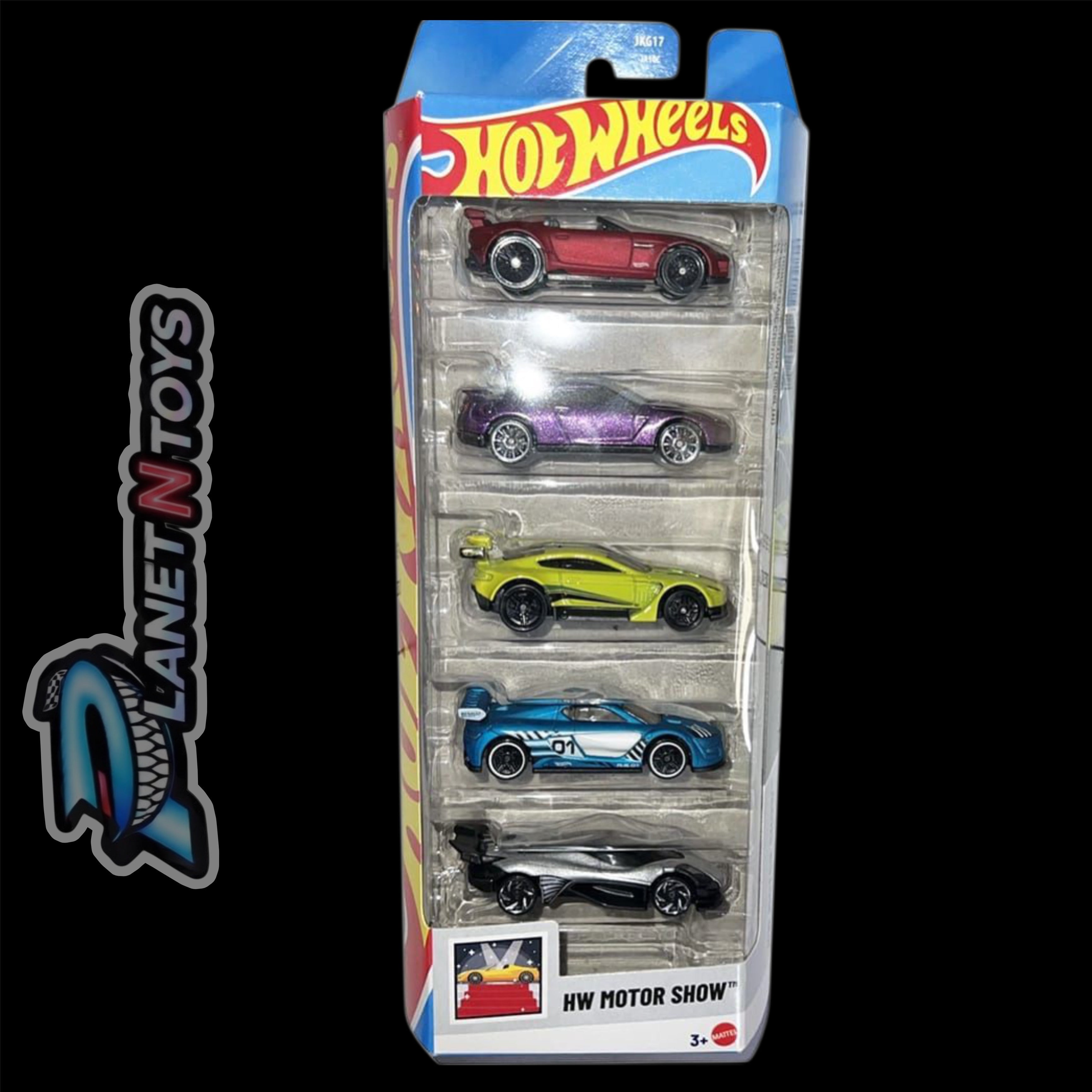 Hot Wheels / matchbox 5-cars Pack Assorted (Nissan, F1, Fast & Furious, Nightburnerz, Motor Show, & More)
