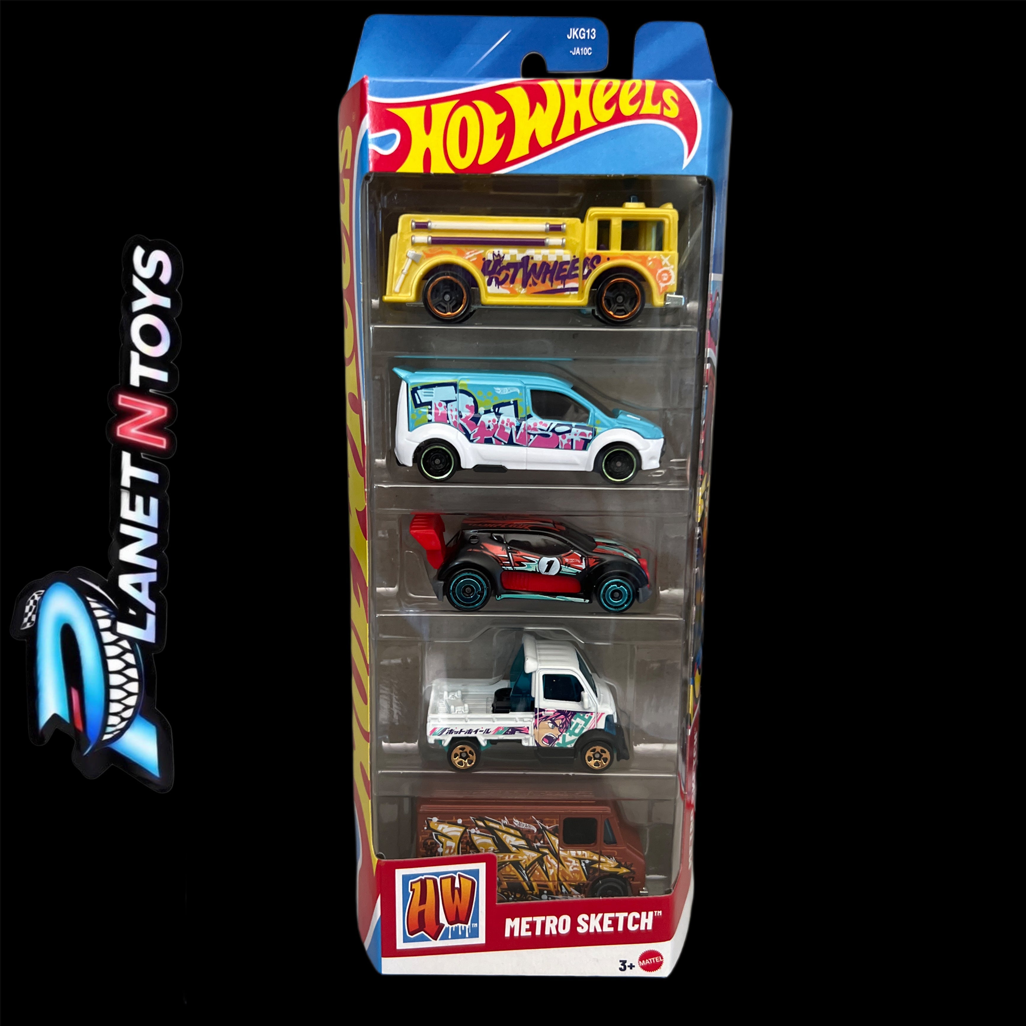Hot Wheels / matchbox 5-cars Pack Assorted (Nissan, F1, Fast & Furious, Nightburnerz, Motor Show, & More)