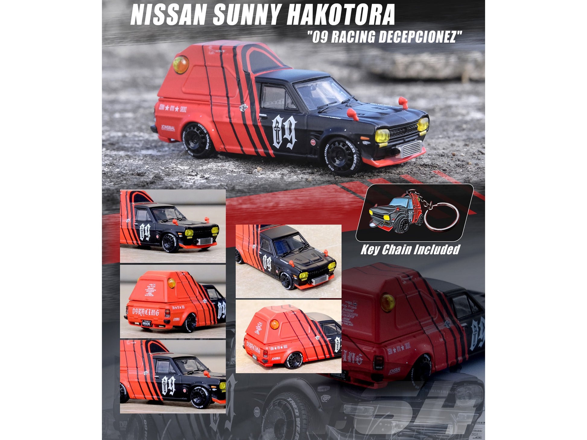 Nissan Sunny "Hakotora" Pickup Truck RHD (Right Hand Drive) #09 - Premium Pickup Trucks Models from Inno Models - Just $51.29! Shop now at Rapidvehicles