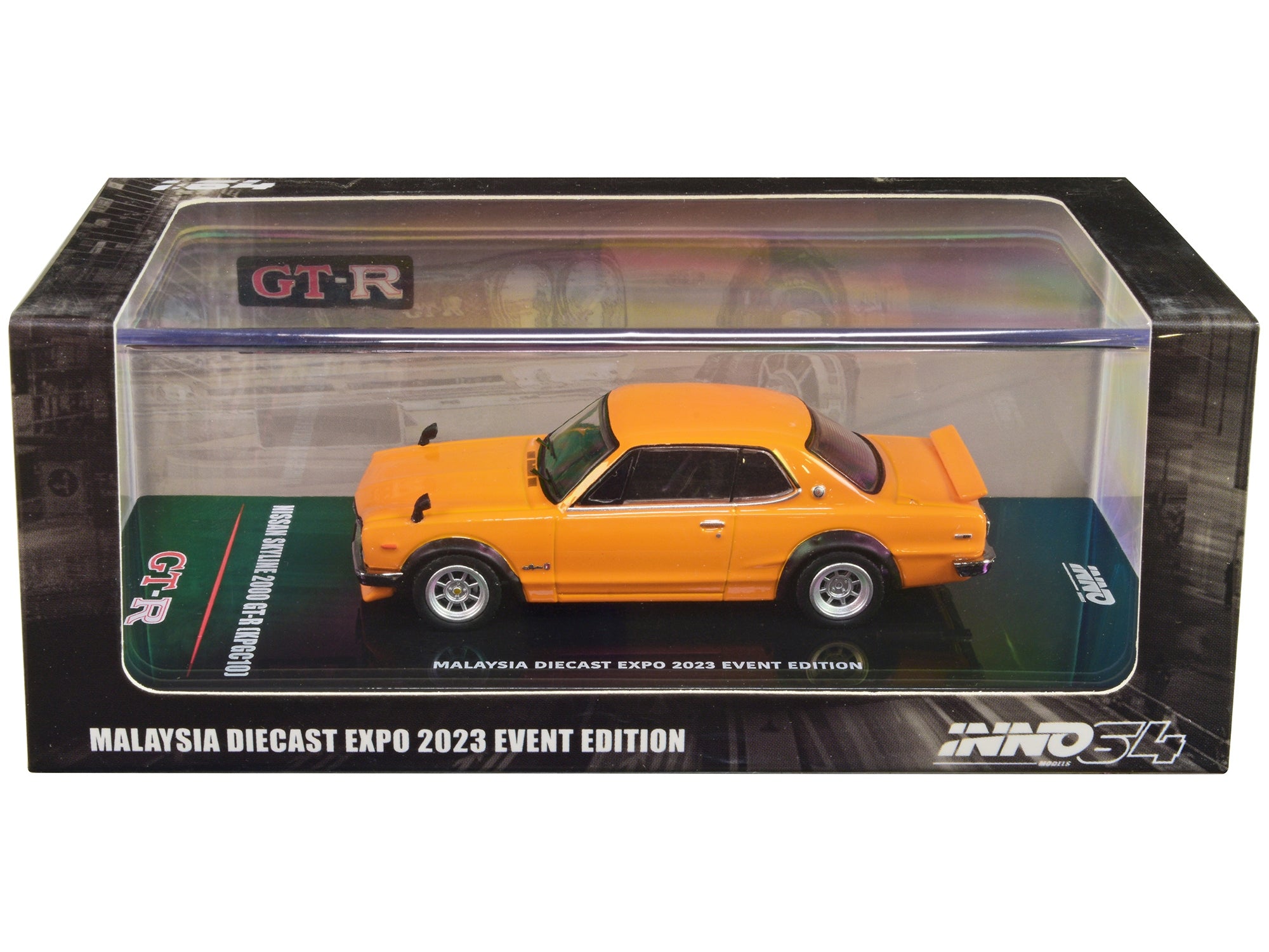 Nissan Skyline 2000 GT-R (KPGC10) RHD (Right Hand Drive) Orange "Malaysia Diecast Expo Event Edition" (2023) 1/64 Diecast Model Car by Inno Models - Premium Nissan Models from Inno Models - Just $40.99! Shop now at Rapidvehicles