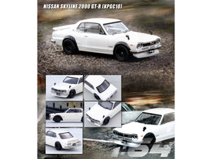 Nissan Skyline 2000 GT-R (KPGC10) RHD (Right Hand Drive) White 1/64 Diecast Model Car by Inno Models - Premium Nissan Models from Inno Models - Just $38.99! Shop now at Rapidvehicles