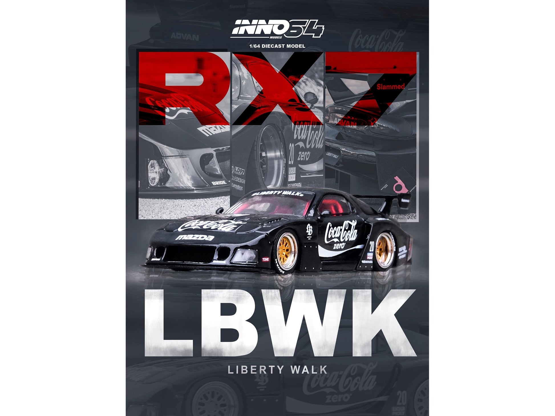 Mazda RX7 (FD3S) LB-Super-Silhouette RHD (Right Hand Drive) #20 - Premium Mazda Models from Inno Models - Just $55.79! Shop now at Rapidvehicles