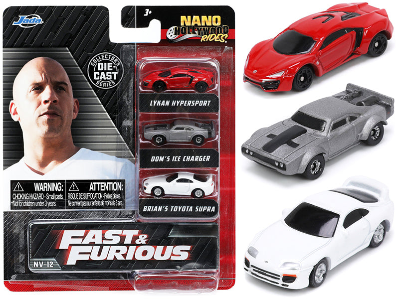 "Fast & Furious" Movie 3 piece Set Series 4 "Nano Hollywood - Premium  from Rapidvehicles - Just $26.99! Shop now at Rapidvehicles