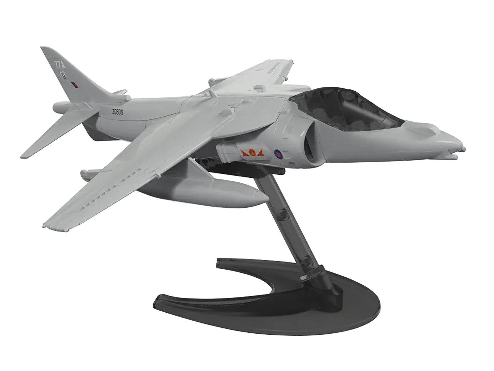 Skill 1 Model Kit Harrier Jump Jet Snap Together Painted Plastic Model Airplane Kit by Airfix Quickbuild - Premium Airfix Quickbuild Snap On Models from Airfix Quickbuild - Just $35.99! Shop now at Rapidvehicles