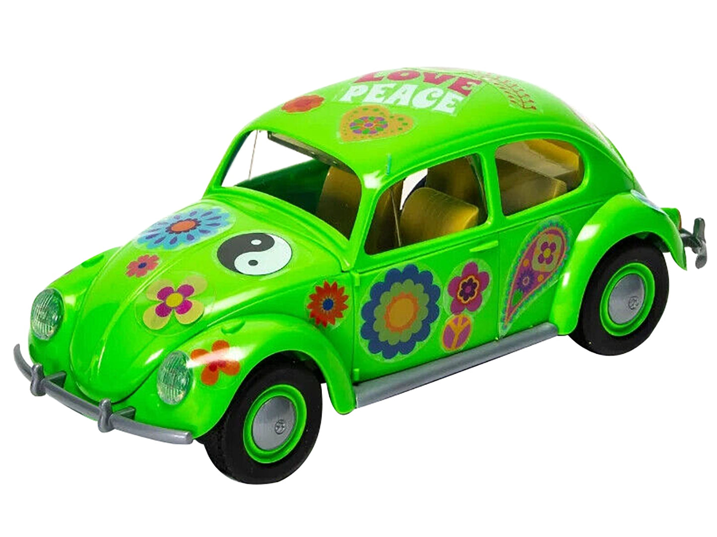 Skill 1 Model Kit Old Volkswagen Beetle Flower Power Snap Together Model by Airfix Quickbuild - Premium Model Kits(To Built) from Airfix Quickbuild - Just $38.78! Shop now at Rapidvehicles