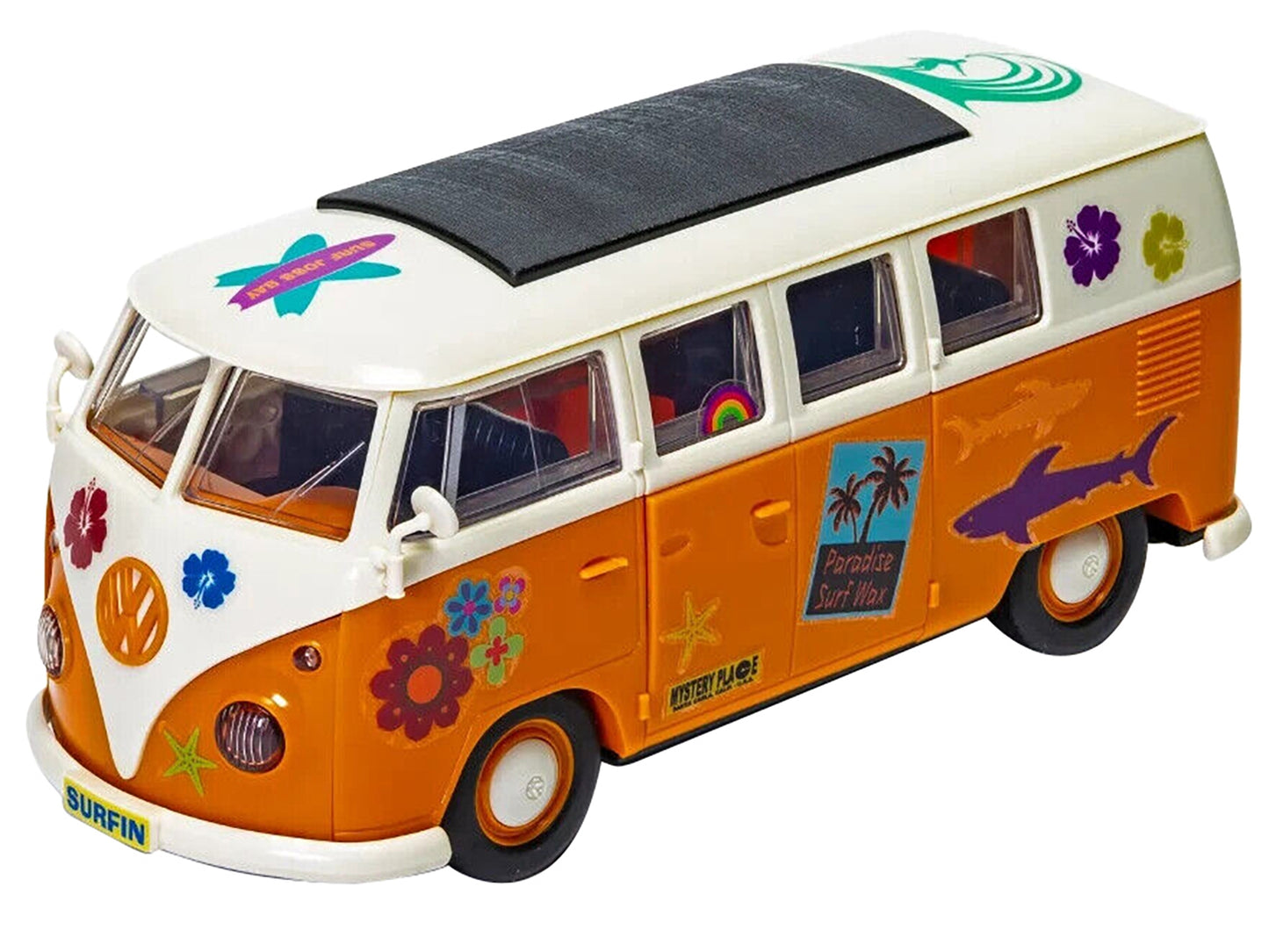 Skill 1 Model Kit Volkswagen Camper Van Surfin Snap Together