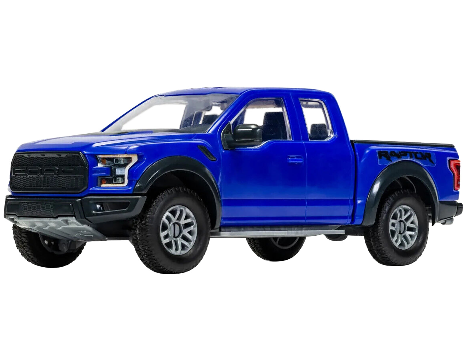 Skill 1 Model Kit Ford F-150 Raptor Blue Snap Together by Airfix Quickbuild - Premium  from Airfix Quickbuild - Just $48.99! Shop now at Rapidvehicles