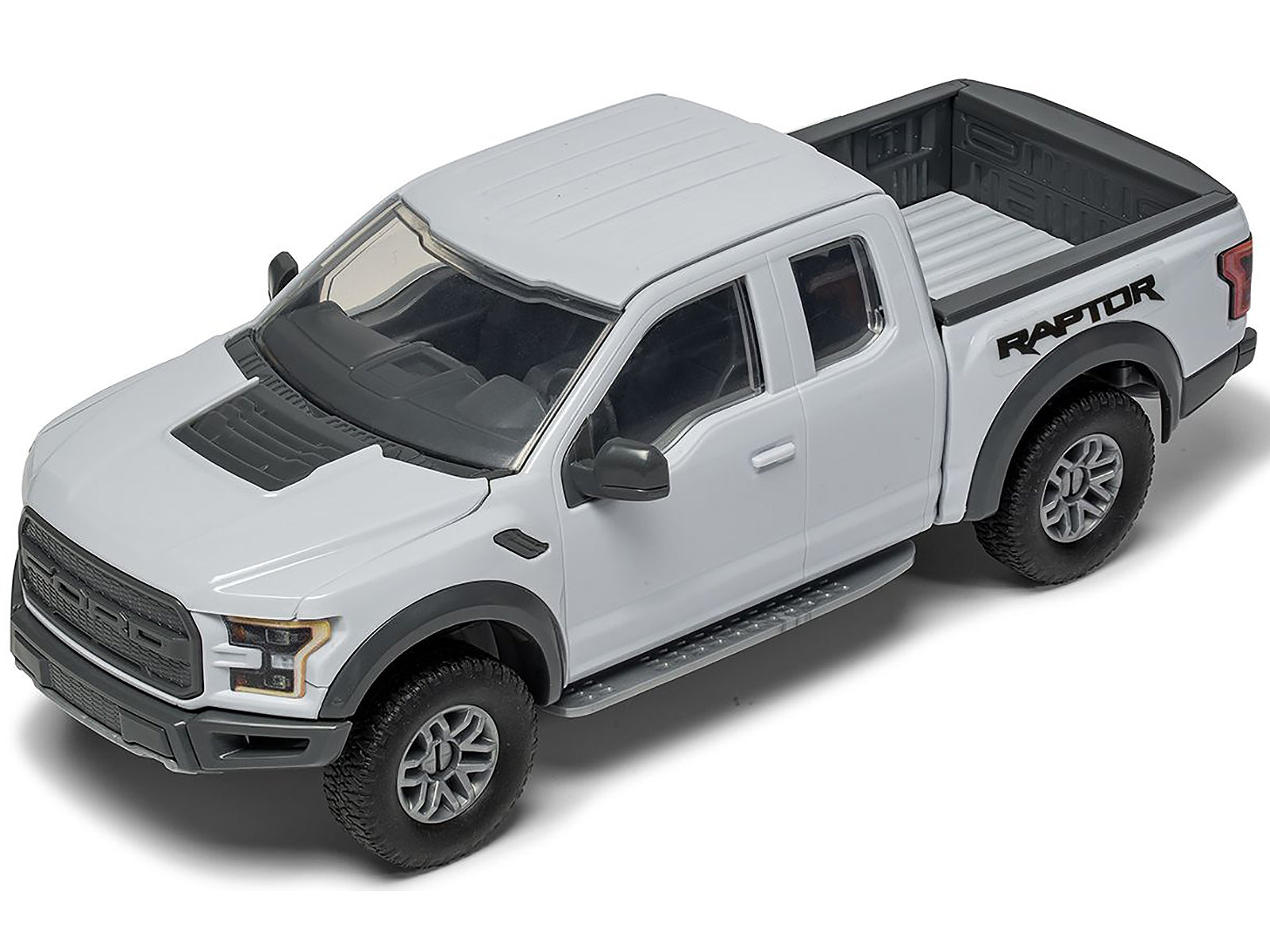 Skill 1 Model Kit Ford F-150 Raptor Pickup Truck Gray Snap Together Snap Together Painted Plastic Model Car Kit by Airfix Quickbuild - Premium Ford Models from Airfix Quickbuild - Just $55.56! Shop now at Rapidvehicles