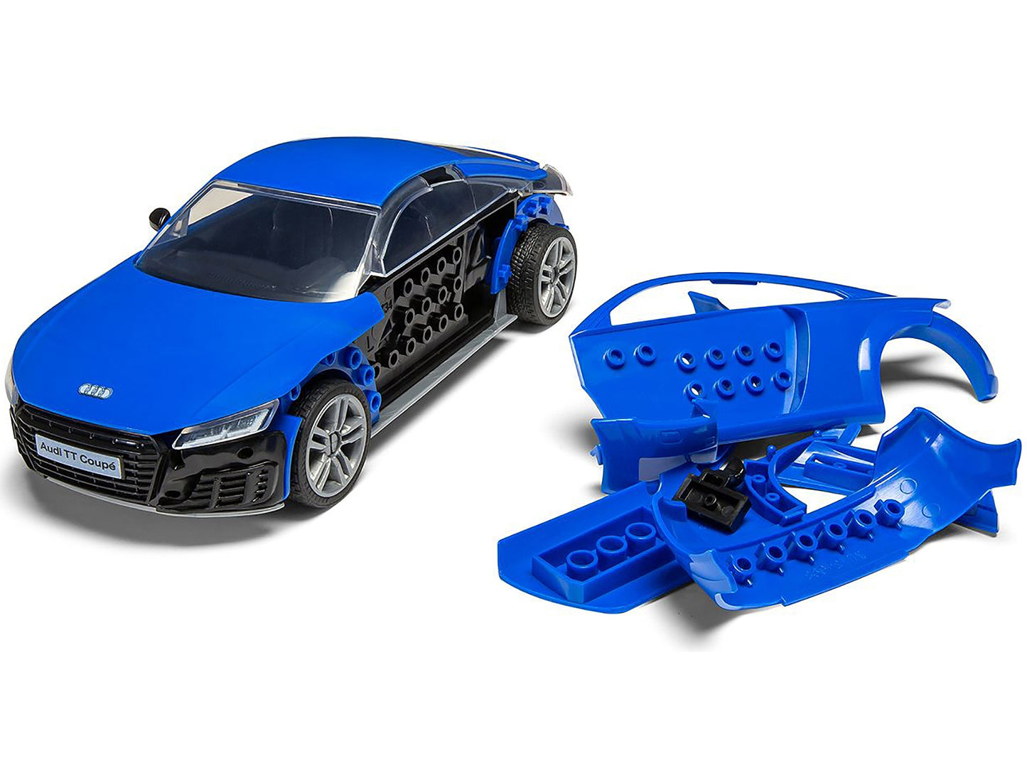 Skill 1 Model Kit Audi TT Coupe Blue Snap Together Snap Together - Premium Model Kits(To Built) from Airfix Quickbuild - Just $46.79! Shop now at Rapidvehicles