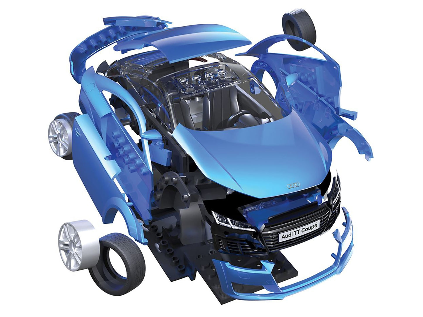 Skill 1 Model Kit Audi TT Coupe Blue Snap Together Snap Together - Premium Model Kits(To Built) from Airfix Quickbuild - Just $46.79! Shop now at Rapidvehicles