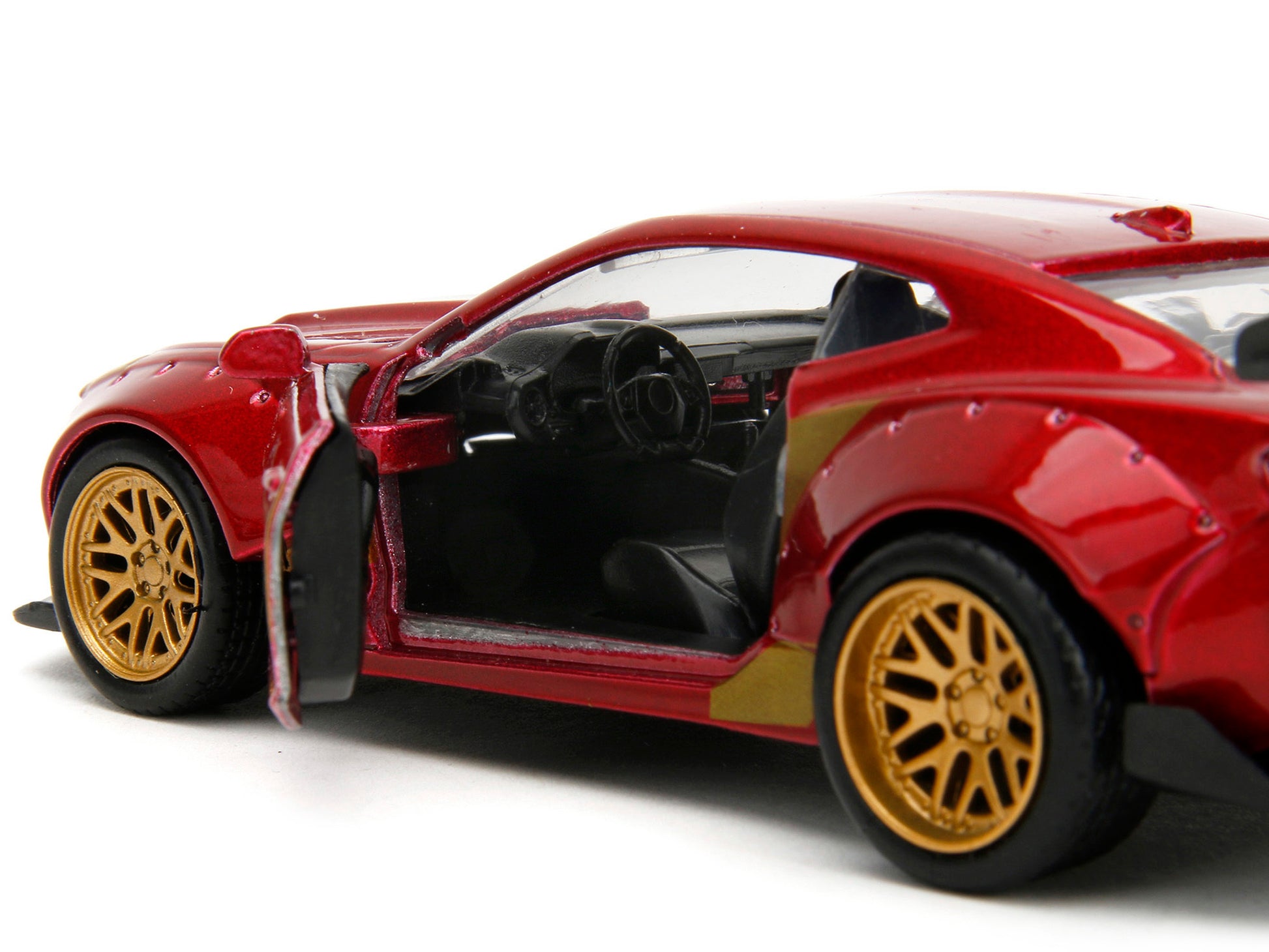 2016 Chevrolet Camaro Red Metallic and Gold and Iron Man Diecast - Premium Chevrolet Models from Jada - Just $32.39! Shop now at Rapidvehicles