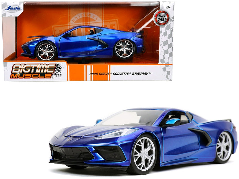 2020 Chevrolet Corvette Stingray C8 Candy Blue "Bigtime Muscle" - Premium Corvette Models from Jada - Just $58.49! Shop now at Rapidvehicles