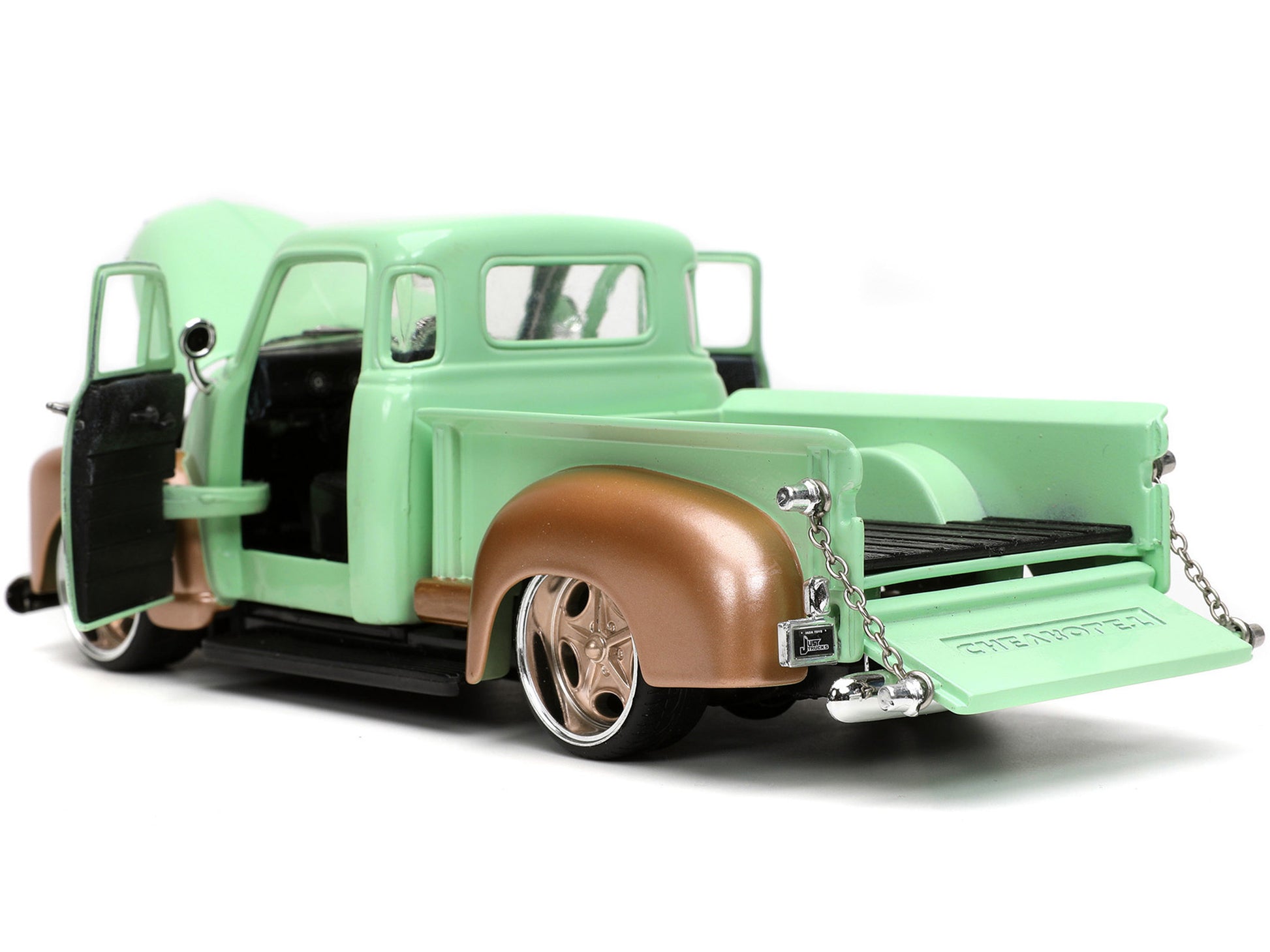 1953 Chevrolet 3100 Pickup Truck Light Green and Gold Metallic - Premium Pickup Trucks Models from Jada - Just $61.19! Shop now at Rapidvehicles