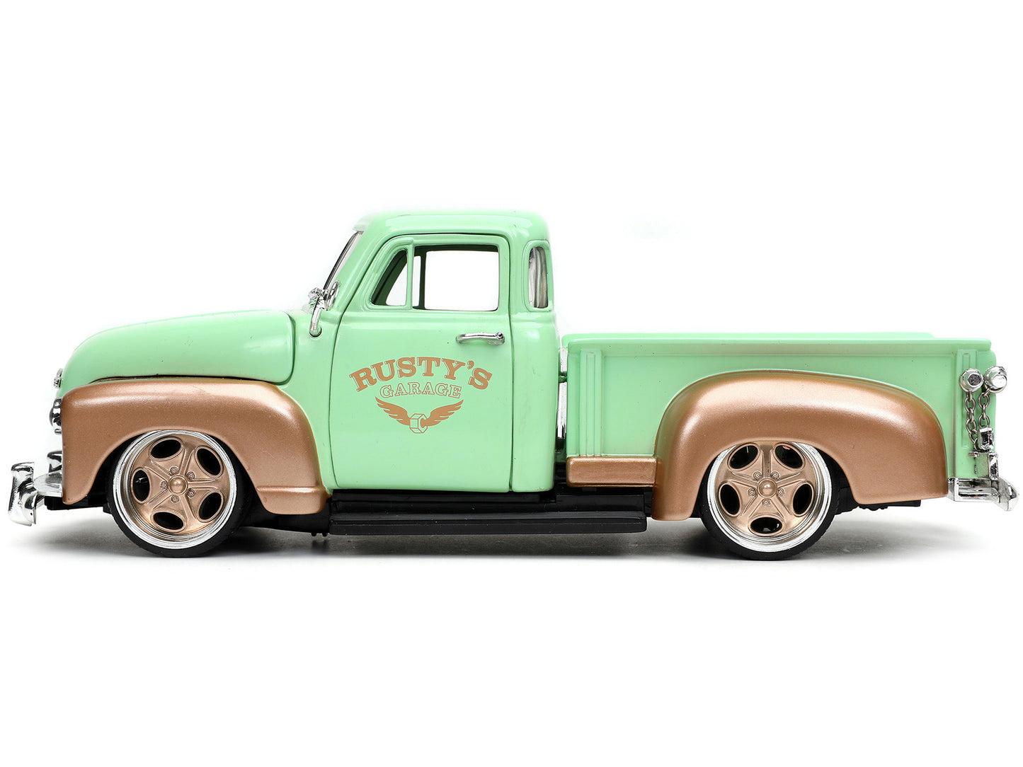 1953 Chevrolet 3100 Pickup Truck Light Green and Gold Metallic - Premium Pickup Trucks Models from Jada - Just $61.19! Shop now at Rapidvehicles