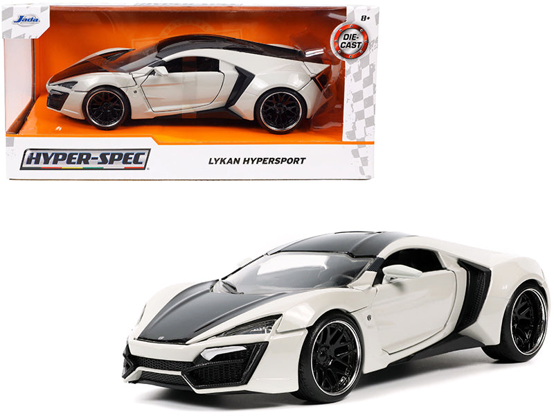 Lykan Hypersport Gray and Black "Hyper-Spec" Series 1/24 Diecast Model Car by Jada free shipping USA