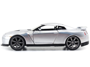 Brian's Nissan GT-R (R35) Silver Metallic "Fast & Furious" Movie 1/32 Diecast Model Car by Jada - Premium Movie/TV Series Models from Jada - Just $24.99! Shop now at Rapidvehicles