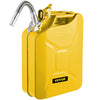 VEVOR Jerry Fuel Can, 5.3 Gallon / 20 L Portable Jerry Gas Can with Flexible Spout System, Rustproof & Heat-resistant Steel Fuel Tank for Cars Trucks Equipment, Yellow - Premium Jerry Cans from VEVOR - Just $60.19! Shop now at Rapidvehicles