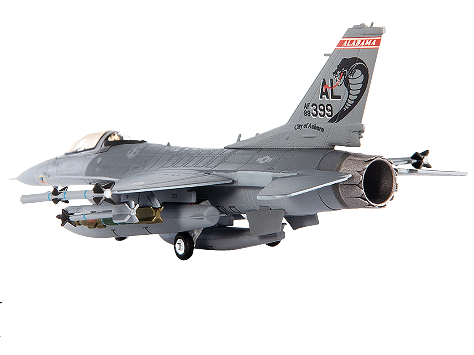 Lockheed F-16C Fighting Falcon Fighter Aircraft "100th Fighter Squadron 187th Fighter Wing Alabama Air National Guard" (2002) United States Air Force 1/144 Diecast Model by JC Wings - Premium Aircrafts and War Planes from JC Wings - Just $85.99! Shop now at Rapidvehicles