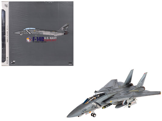 Grumman F-14D Tomcat Fighter Aircraft "VF-2 Bounty Hunters NE106" (2002) United States Navy 1/72 Diecast Model by JC Wings