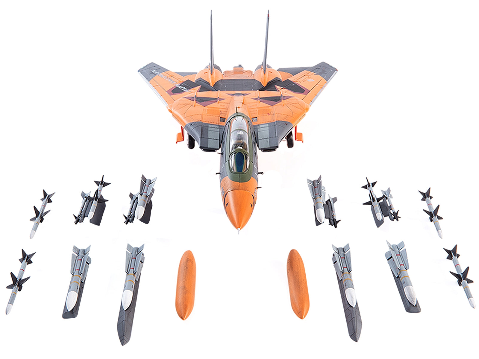 Grumman F-14D Tomcat Fighter Plane Ace Combat "Pumpkin Face" 1/72 Diecast Model by JC Wings