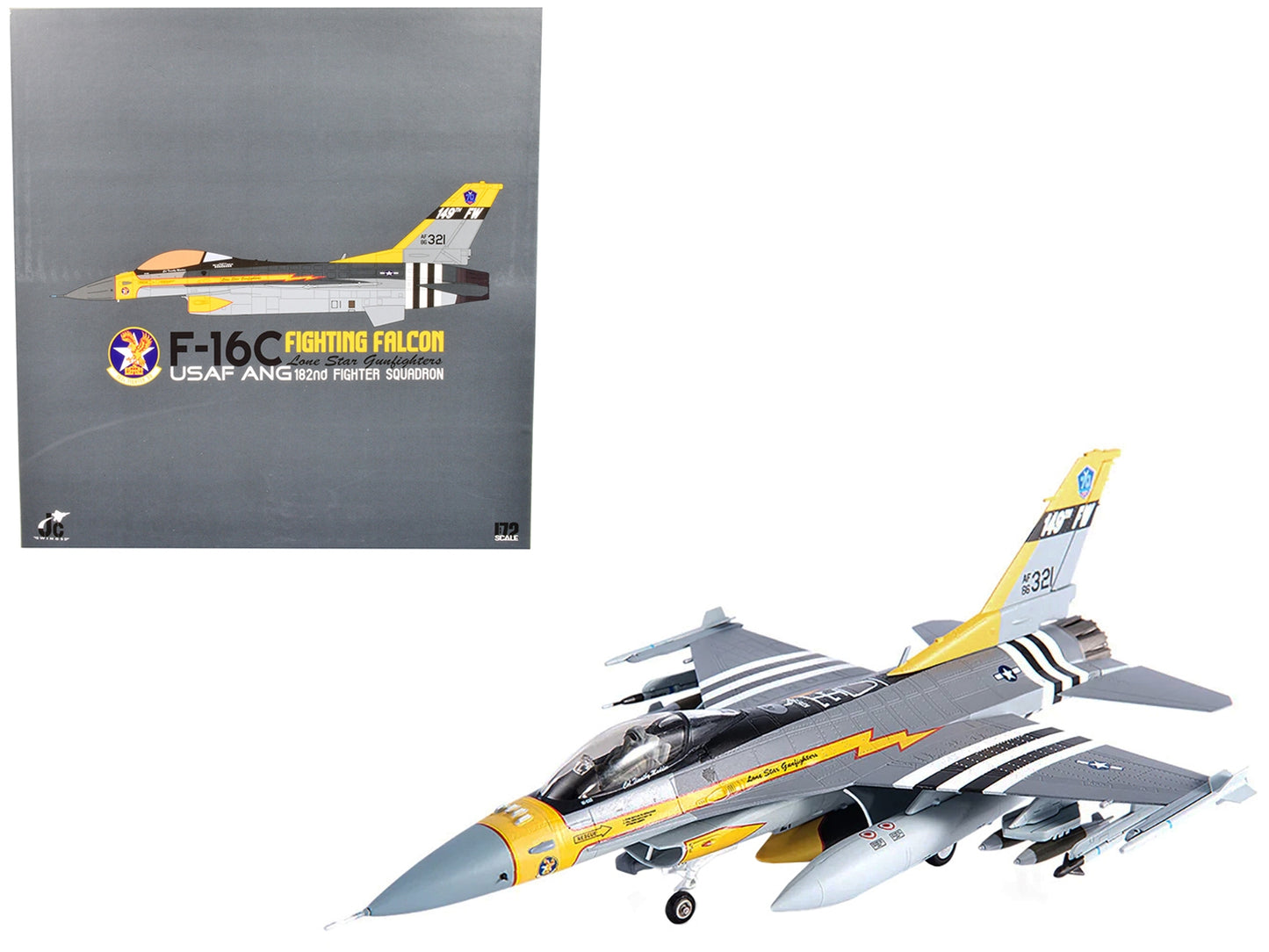 General Dynamics F-16C Fighting Falcon Fighter Aircraft "USAF - Premium Aircrafts and War Planes from JC Wings - Just $117.89! Shop now at Rapidvehicles